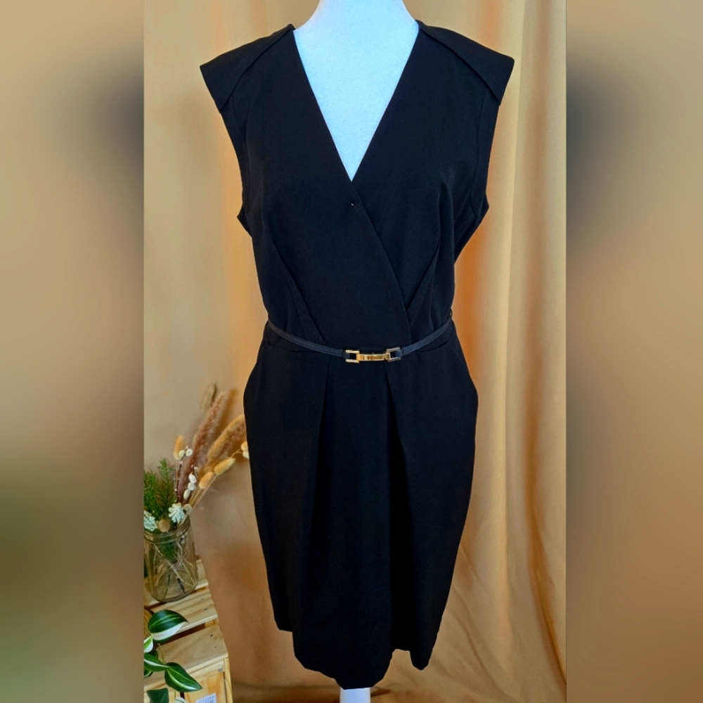 Elegant Black Sleeveless Dress